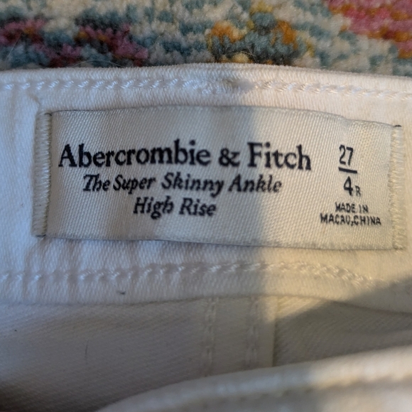 Abercrombie & Fitch The Super Skinny Ankle High Rise Size 4 / 27 - Picture 5 of 6
